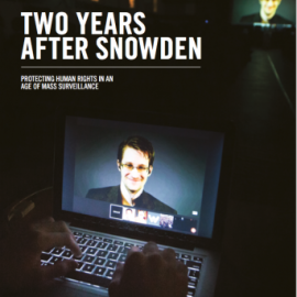 Dos años después de Snowden: proteger los derechos humanos en una era de vigilancia masiva