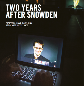 Two years after Snowden: Protecting human rights in an age of mass surveillance